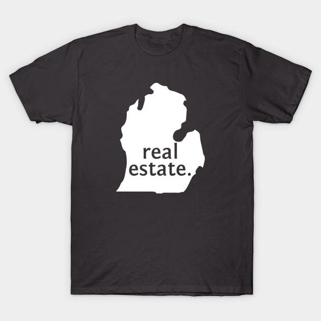 Michigan State Real Estate T-Shirt T-Shirt by Proven By Ruben